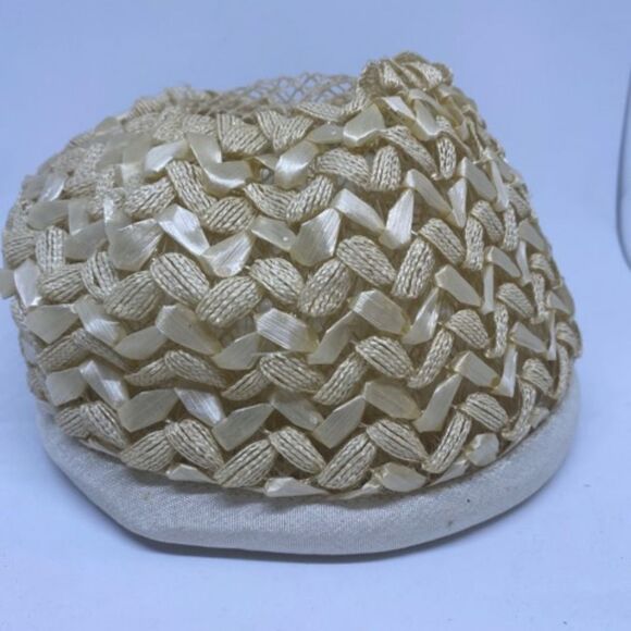 Vintage Union Made Cream Hat - Picture 4 of 9